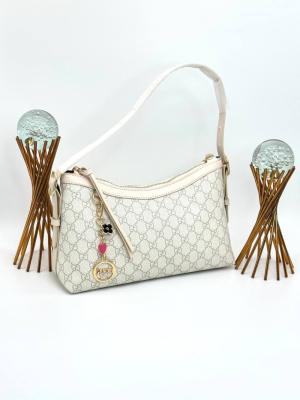 GUCCİ EMNLEM SHOULDER BAG NEW MODEL KREM VLT403 Krem
