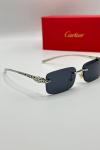 Cartier Gümüş İthal Unisex Gözlük G3805-VLL Siyah