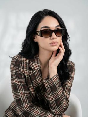 Gucci Kahverengi İthal Kadın Güneş Gözlük G3858-VLL Kahverengi