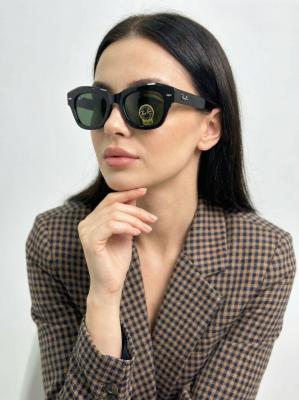 Rayban Elmas Model Yeşil Cam İthal Kadın Gözlük G3909-VLL Siyah