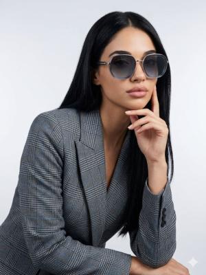 Louis Vuitton Mavi Kasa İthal Kadın Güneş Gözlük G3929-VLL Mavi