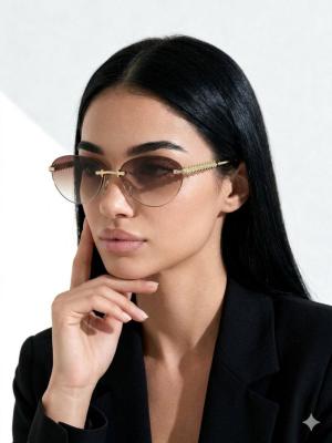 Cartier kahverengi İthal Kadın Gözlük G4006-ILY Kahverengi