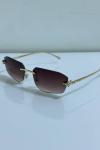 Cartier Kahverengi İthal Kadın Gözlük G4014-ILY Kahverengi