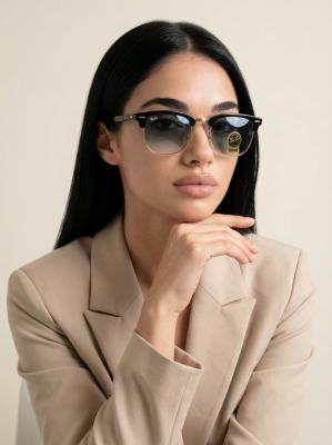 Rayban Clubmaster Mavi İthal Unisex Gözlük G4048-VLL Mavi