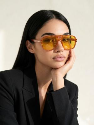 Tom Ford Turuncu İthal Kadın Gözlük G4053-VLL Turuncu