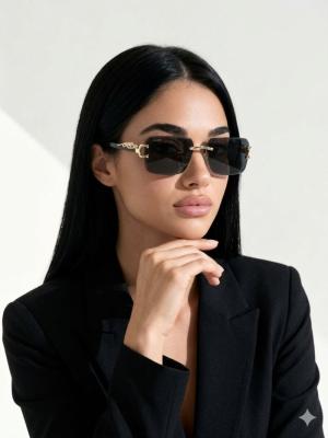 Cartier Siyah İthal Kadın Gözlük G4066-ILY Siyah