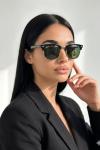 Rayban Clubmaster Yeşil İthal Unisex Gözlük G4077-VLL Yeşil