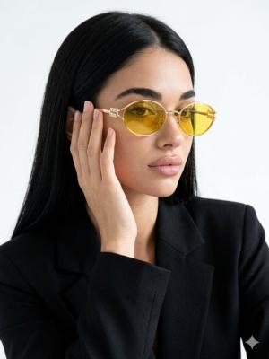 Miu Miu Sarı İthal Kadın Gözlük G4102-SNN Sarı