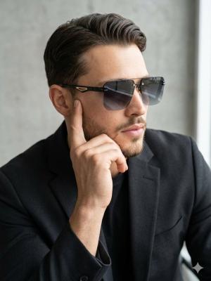 Maybach Siyah İthal Erkek  Gözlük G4104-SNN Siyah