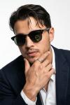 Rayban Clubmaster Siyah İthal Unisex Gözlük G4109-VLL Siyah