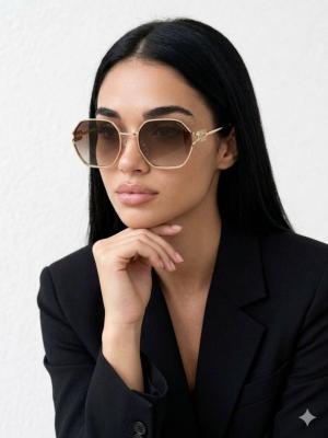 Miu Miu Kaverengi İthal Kadın Gözlük G4111-VLL Kahverengi