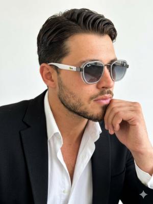 Rayban Ferrari Şeffaf İthal Unisex Gözlük G4113-VLL Gri