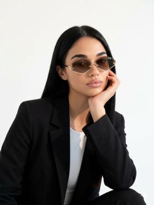 Gucci Kahverengi İthal Kadın Gözlük G4115-VLL Kahverengi