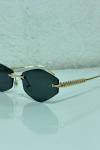 Cartier Siyah-Gold  İthal Unisex Gözlük G4124-ILY Siyah
