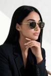 Rayban Beşgen Gold İthal Unisex Gözlük G4133-ILY Gold