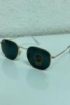 Rayban Beşgen Gold İthal Unisex Gözlük G4133-ILY Gold