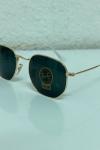 Rayban Beşgen Gold İthal Unisex Gözlük G4133-ILY Gold