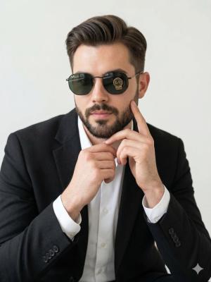 Rayban Beşgen Siyah İthal Unisex Gözlük G4134-ILY Siyah