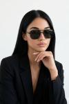 Rayban Ferrari Siyah İthal Unisex Gözlük G4157-VLL Siyah