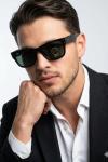 Rayban Mega Wayfarer Siyah İthal Unisex Gözlük G4161-VLL Siyah