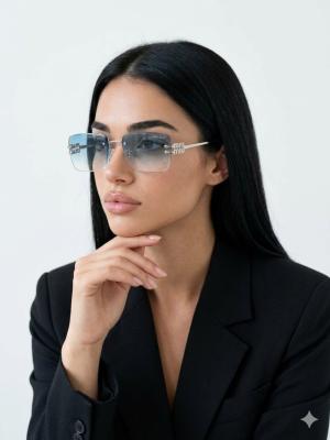 Miu Miu Mavi İthal Kadın Gözlük G4203-VLL Mavi