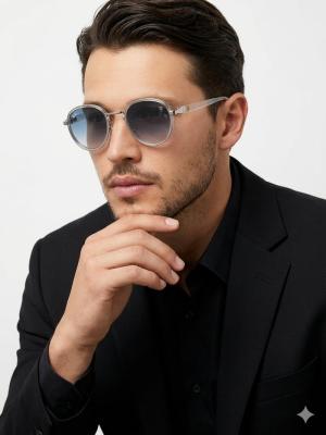 Rayban Ferrari Mavi Cam Şeffaf Kasa İthal Unisex Gözlük G4205-VLL Mavi