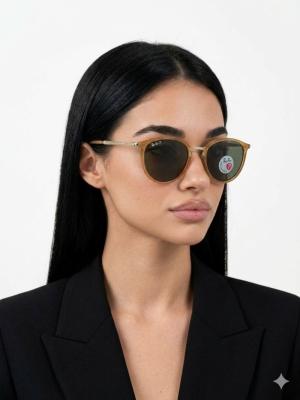 Rayban Erica Bal Rengi  İthal Kadın Güneş Gözlüğü G4211-VLL Bal