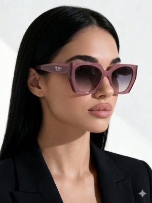 Prada Milano Fuşya İthal Kadın Güneş Gözlüğü G4217-VLL Fuşya