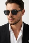 Rayban Ferrari Siyah İthal Unisex Gözlük G4227-VLL Siyah
