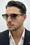 Rayban Clubmaster Kahverengi İthal Unisex Gözlük G4231-VLL Kahverengi