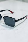 Rayban Ferrari Siyah Kırmızı Sap İthal Unisex Gözlük G4234-VLL Siyah