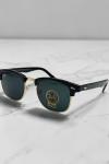 Rayban Clubmaster Siyah-Gold İthal Unisex Gözlük G4237-VLL Siyah