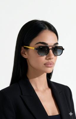 Rayban Ferrari Sarı Saplı İthal Unisex Gözlük G4250-VLL Sarı