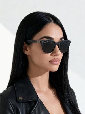 Rayban Ferrari Mavi Saplı İthal Unisex Gözlük G4252-VLL Siyah