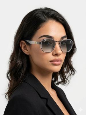 Rayban Ferrari Şeffaf Mavi Cam İthal Unisex Gözlük G4255-VLL Gri