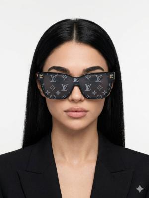 Louis Vuitton Desenli Siyah İthal Kadın Gözlük G4284-EMN Siyah