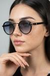 Rayban Ferrari Yuvarlak Mavi Saplı İthal Unisex Gözlük G4310-VLL Siyah