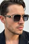 Prada SPR Siyah Cam Gold Çerçeve İthal Unisex Gözlük G4320-VLL Gold