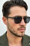 Rayban Scuderia Siyah Kırmızı Saplı İthal Erkek Gözlük G4324-VLL Siyah