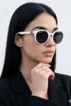 Rayban Ferrari Beyaz Mavi Saplı İthal Unisex Gözlük G4360-VLL Beyaz