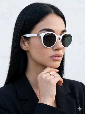 Rayban Ferrari Beyaz Mavi Saplı İthal Unisex Gözlük G4360-VLL Beyaz