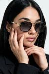 Prada Gold Çerçeve Füme Cam İthal Unisex Gözlük G4361-VLL Gold