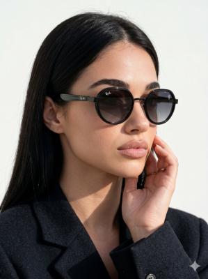 Rayban Altıgen Siyah-Kırmızı Saplı-İthal Unisex Gözlük G4372-VLL Siyah