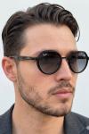 Rayban Altıgen Siyah-Kırmızı Saplı-İthal Unisex Gözlük G4372-VLL Siyah