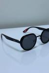 Rayban Altıgen Siyah-Kırmızı Saplı-İthal Unisex Gözlük G4372-VLL Siyah