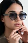 Rayban Altıgen Gümüş-Mavi Saplı-İthal Unisex Gözlük G4373-VLL Siyah