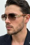 Cartier Kahverengi İthal Unisex Gözlük G4376-VLL Kahverengi