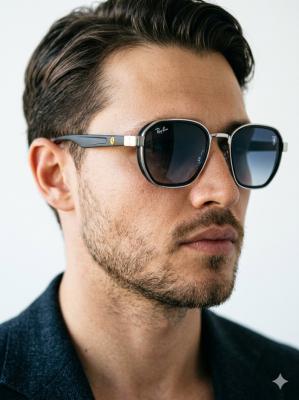 Rayban Ferrari Gümüş Çerçeve Füme Cam Unisex Gözlük G4402-VLL Siyah