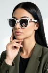 Ray-Ban Scuderia Ferrari  Beyaz Mavi Saplı İthal Unisex Gözlük G4411-VLL Beyaz