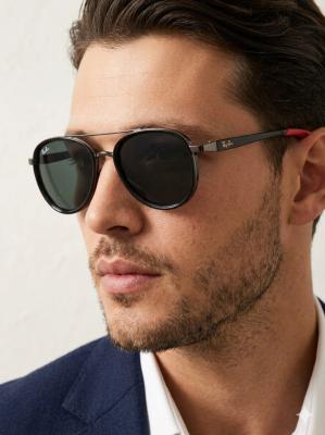 Ray-Ban Pilot Siyah İthal Erkek Gözlük G4413-VLL Siyah